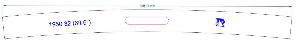 Track Laying Templates - 7mm MDF