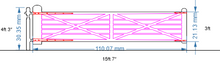 Load image into Gallery viewer, Level Crossing Gates - in 7mm