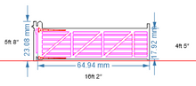 Load image into Gallery viewer, Level Crossing Gates - in 4mm