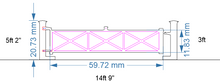 Load image into Gallery viewer, Level Crossing Gates - in 4mm
