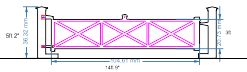 Level Crossing Gates - in 7mm