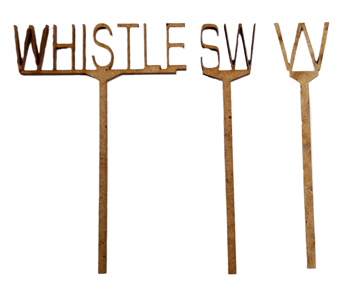 Speed & Whistle Signs - 7mm