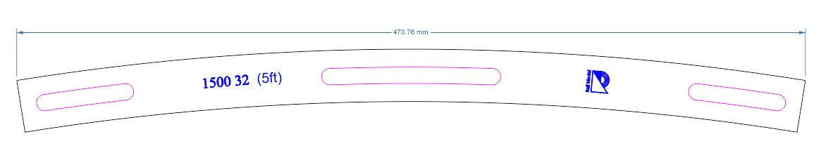 Track Laying Templates - 7mm MDF
