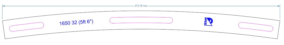 Track Laying Templates - 7mm MDF