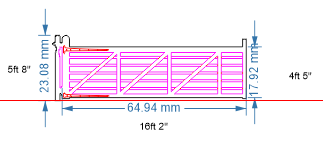 Level Crossing Gates - in 4mm