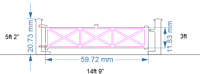 Level Crossing Gates - in 4mm