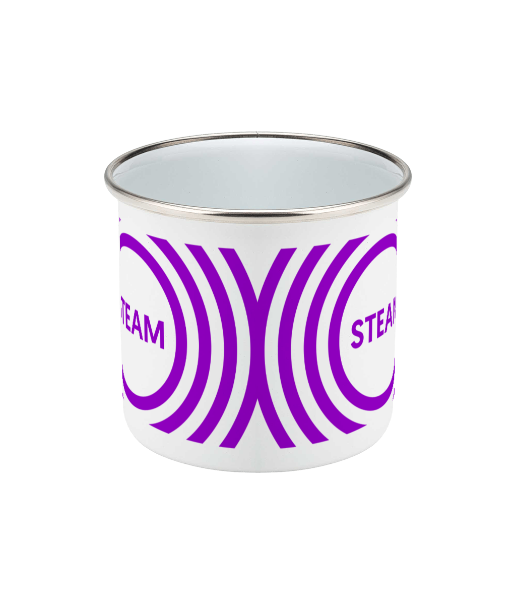 Enamel Mug 12oz Workshop Mug - Steam