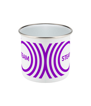 Load image into Gallery viewer, Enamel Mug 12oz Workshop Mug - Steam