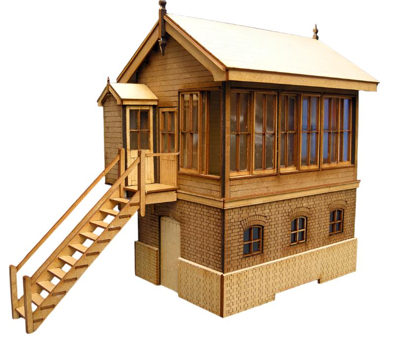 Type 5 Size D LNWR Signal Box - in 4mm