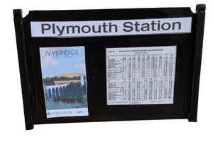 Plymouth Station Sign Board