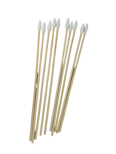 Set of wooden cotton tips