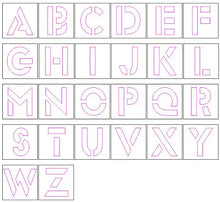 Load image into Gallery viewer, Great for a variety of art projects and of different shapes and sizes-- perfect for adding lettering and numbers around the house and workshop to your masterpiece.