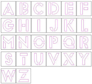 Great for a variety of art projects and of different shapes and sizes-- perfect for adding lettering and numbers around the house and workshop to your masterpiece.