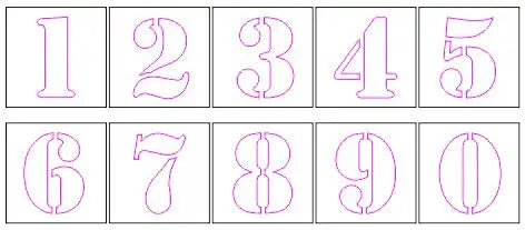 Great for a variety of art projects and of different shapes and sizes-- perfect for adding lettering and numbers around the house and workshop to your masterpiece.