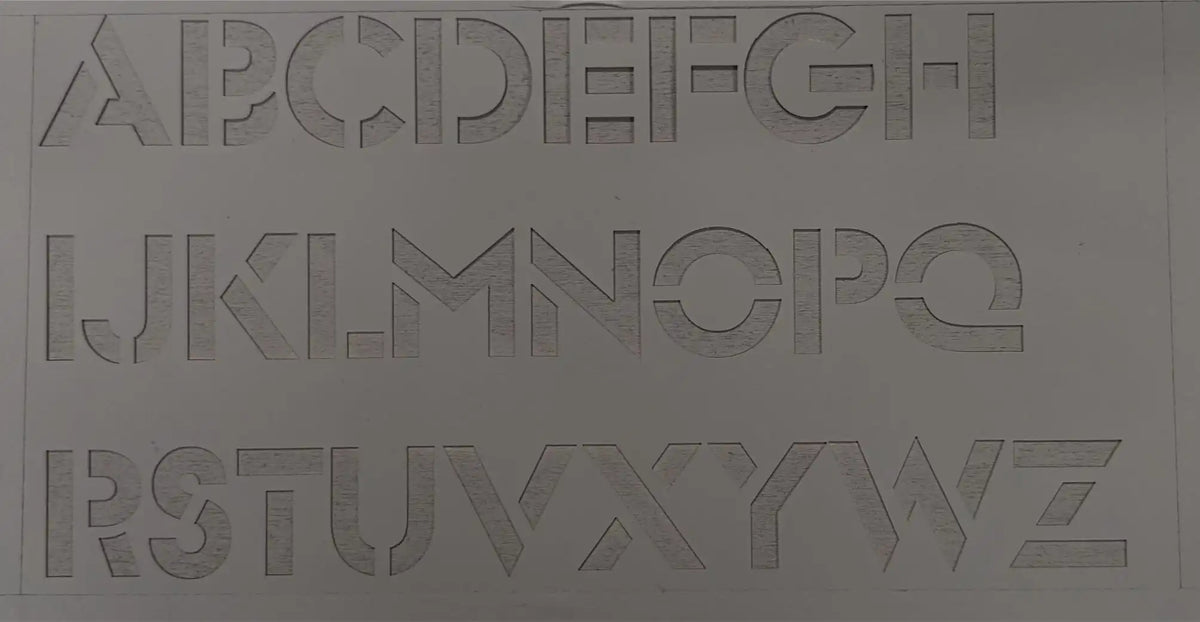Great for a variety of art projects and of different shapes and sizes-- perfect for adding lettering and numbers around the house and workshop to your masterpiece.