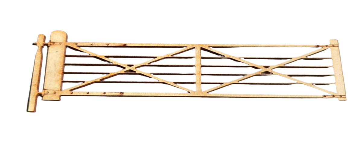 2 Panel straight bars Level Crossing Gate
