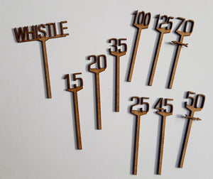 Speed & Whistle Signs - 4mm