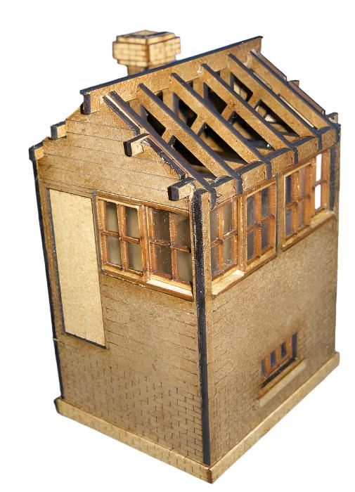 Llansantffraid Crossing Signal Box - in 4mm