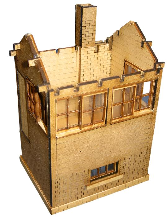 LLansantffraid Crossing Signal Box - in 7mm