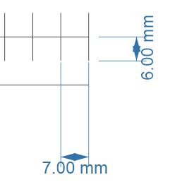 7mm Tile 6mm x 7mm