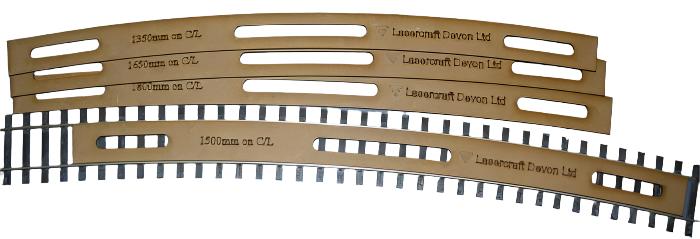 Track Laying Templates - 7mm MDF